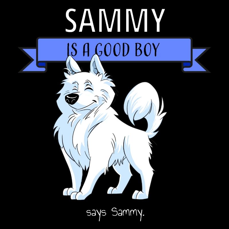 Süßer Samojede, Sammy ist ein guter Junge