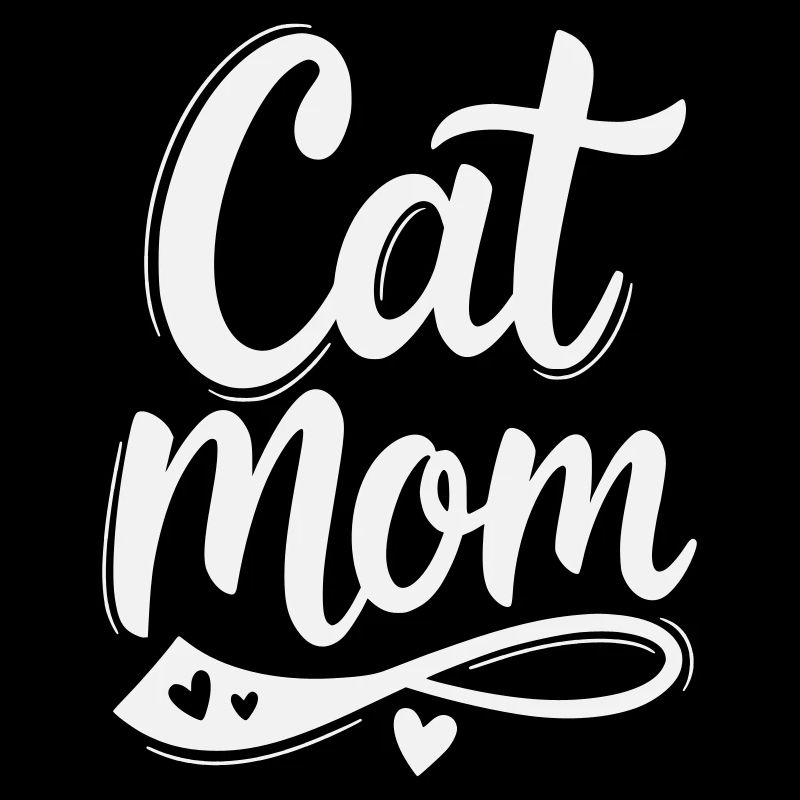 Maman chat, maman chat, lettreries avec cœur