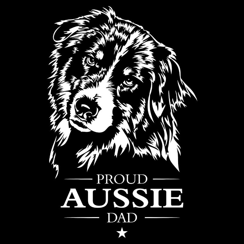 Aussie Dad Australian Shepherd Hunde Hund Wilsigns