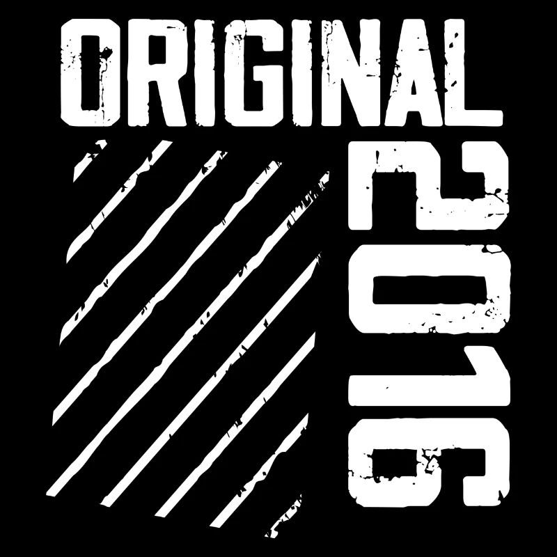 Original 2016 8e Anniversaire Cadeau Retro