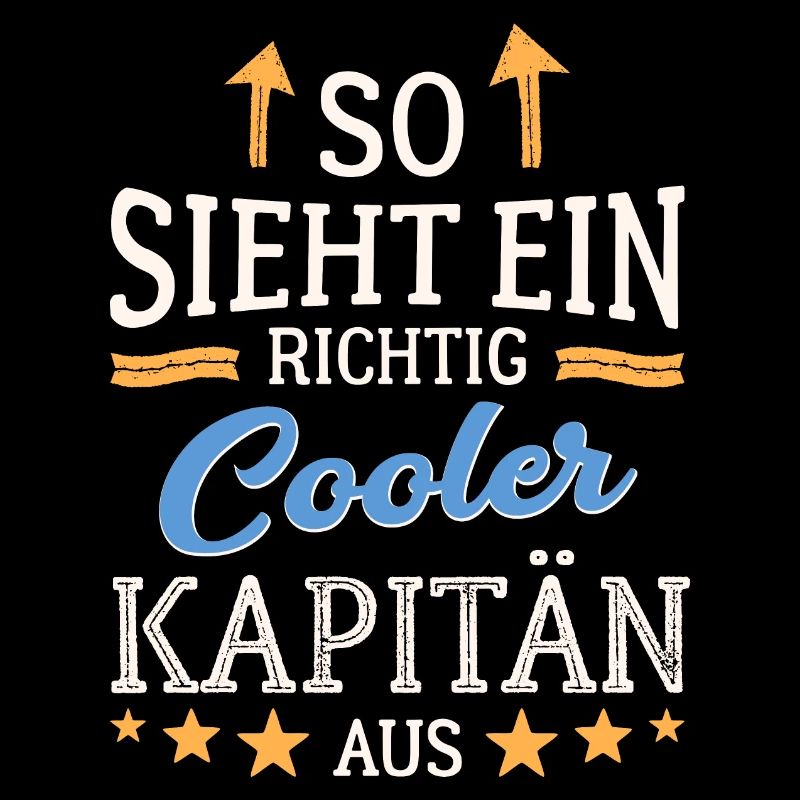 So sieht ein richtig cooler Kapitän aus Seefahrer