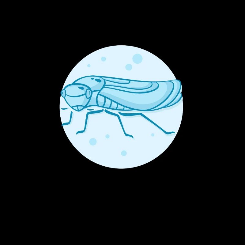 Lebendige Springende Zikade