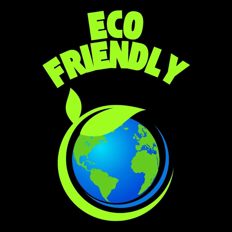 Eco Leaf Earth Graphic