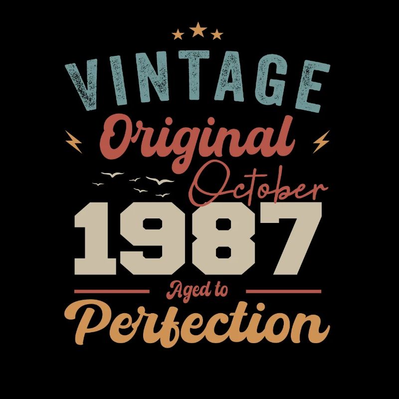 Oktober 1987 Geburtstagsgeschenk 1987 Oktober