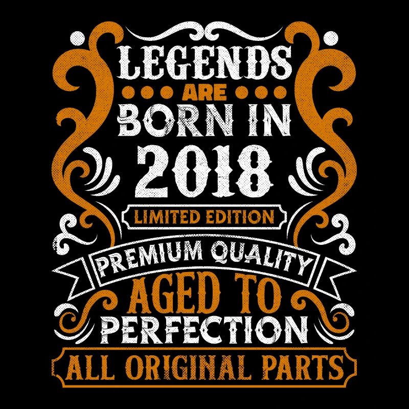 Legends Are Born In 2018 Geburtstagsgeschenk -2018