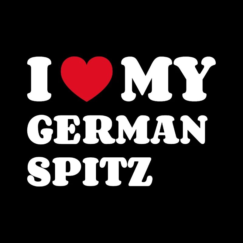 J’aime mon Spitz allemand Deutscher Spitz
