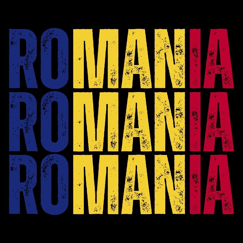 Drapeau roumain, j’adore la Roumanie