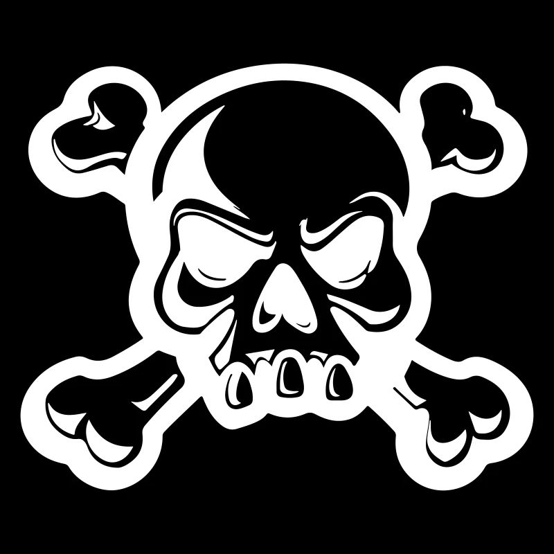 skull skeleton bones symbol