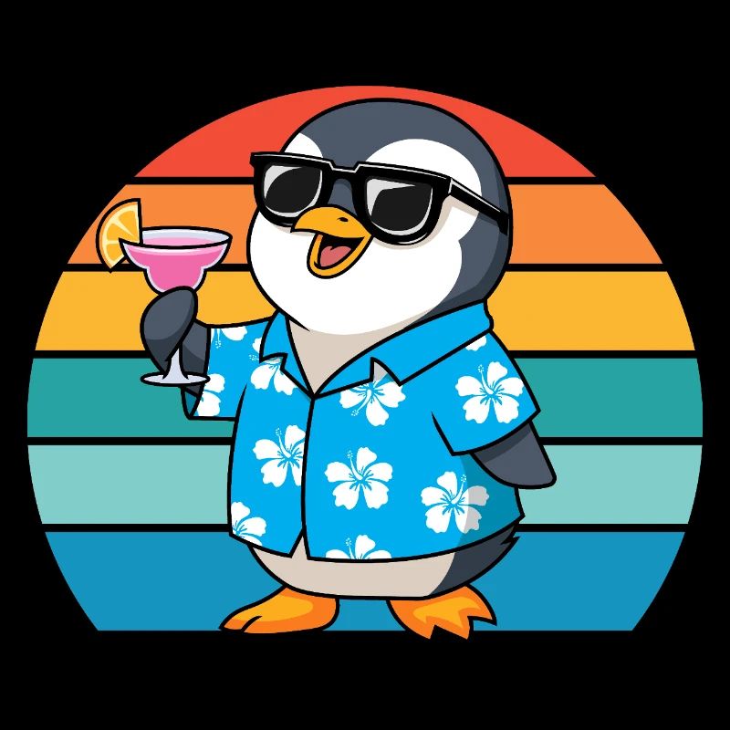 Retro Pinguine Sonnenbrille Cooler Pinguin