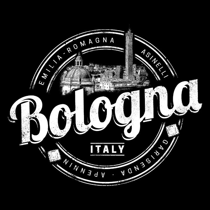 Bologna Emilia-Romagna mit Pasta Italien Souvenir