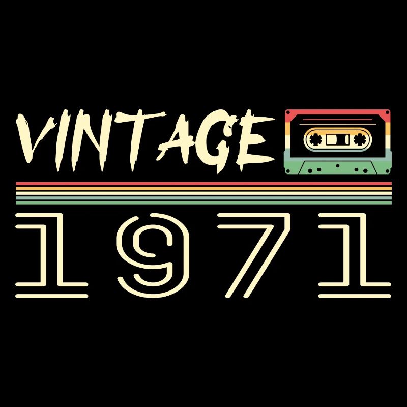 1971 Original 1971 Retro 1971 Geburtstagsgeschenk