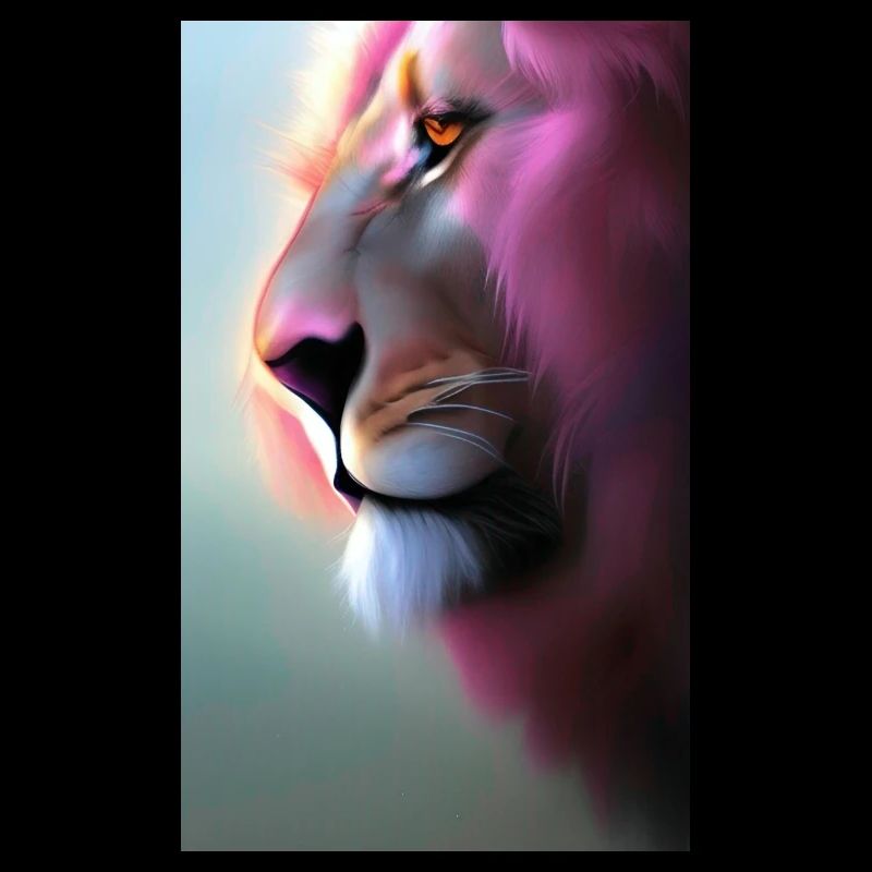 Dessin animé d’une lionne queer