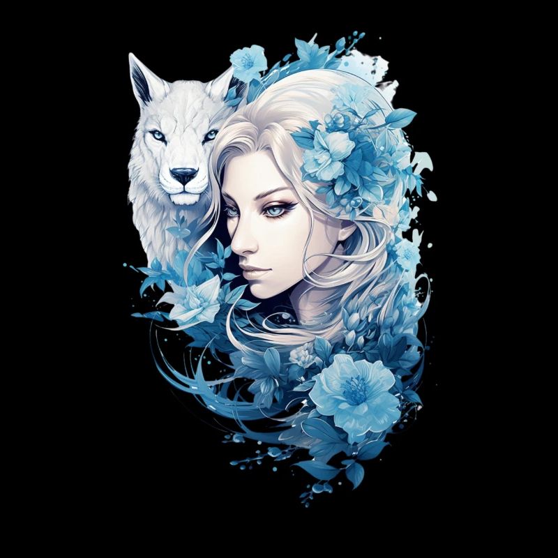 Mystical Wolf Beauty