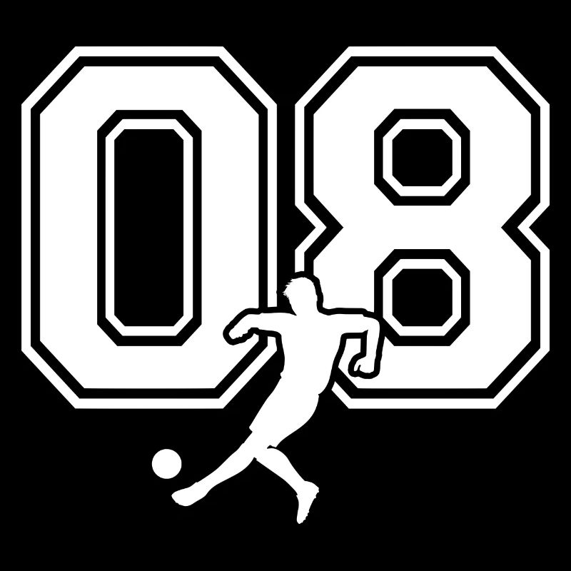Soccer Number 08 Soccer Player