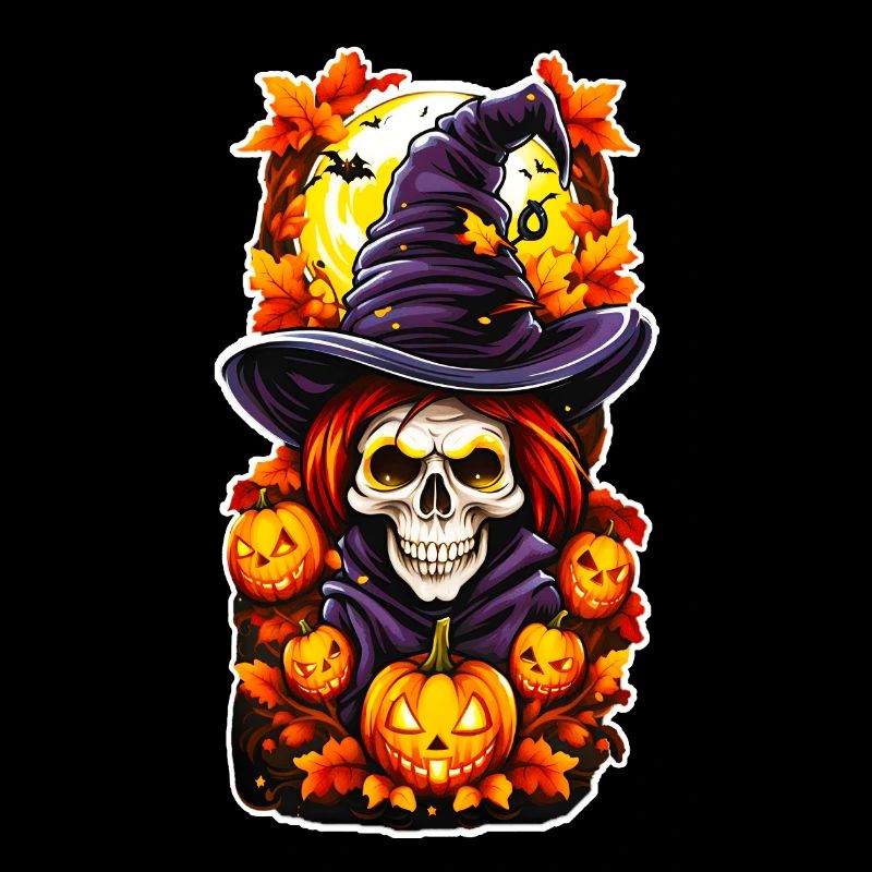 Halloween Horror Totenkopfschädel