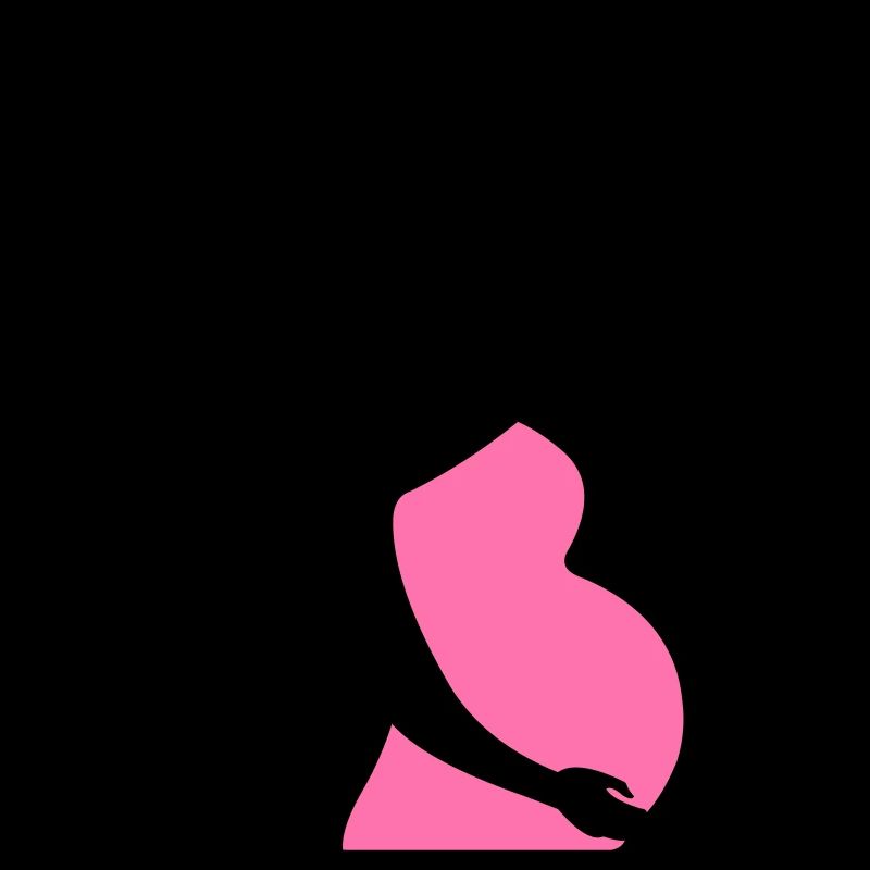 Schwangere Silhouette