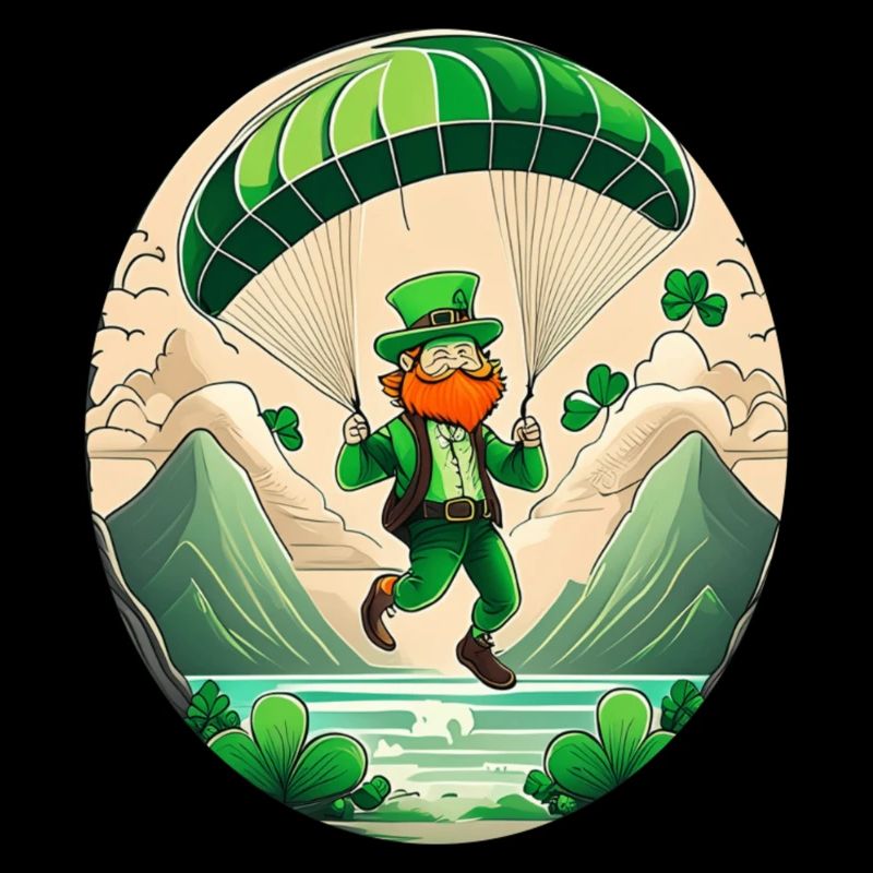 Parapente Trèfle de la Saint-Patrick