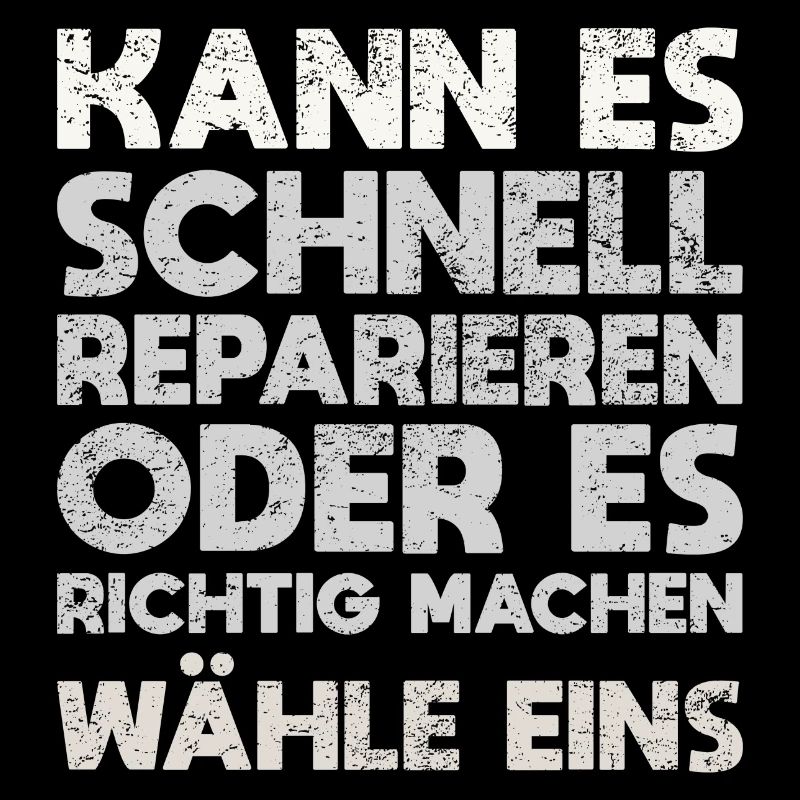 Kann Es Schnell Reparieren Oder Es Richtig...