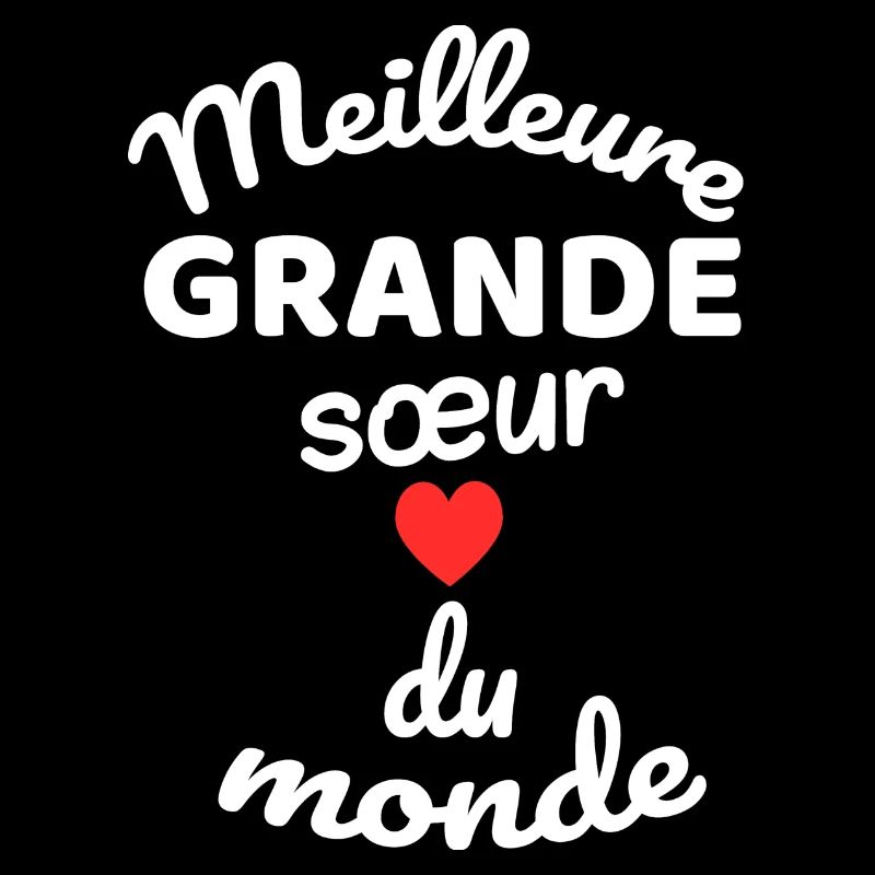 Cadeau Fratrie Éternelle avec Coeur Rougé