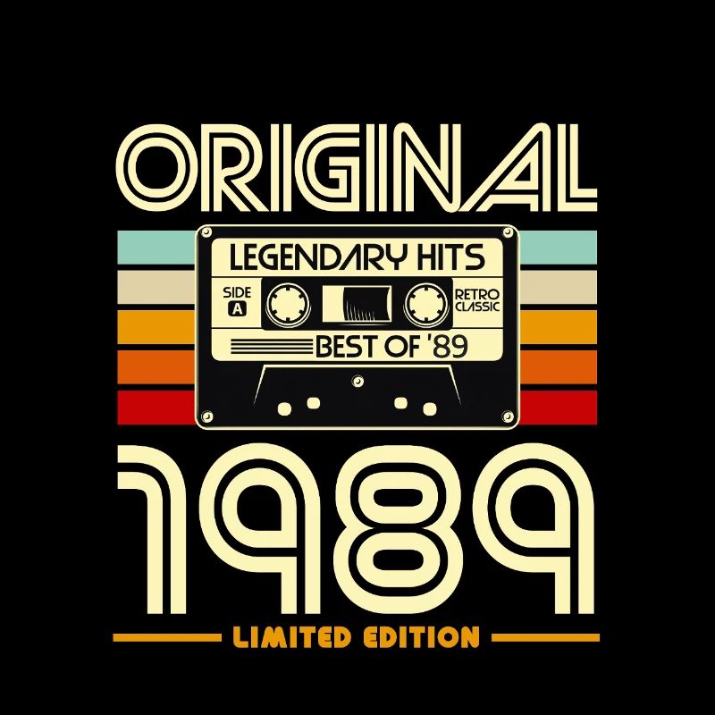 1989 Cassette Retro Édition Limitée