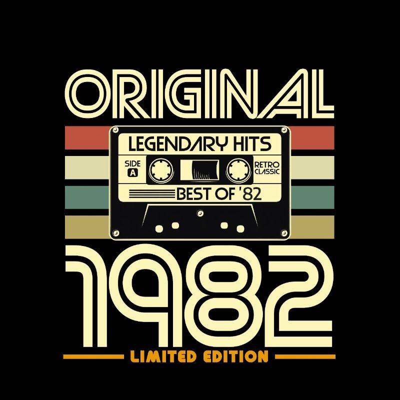 Original 1982 Cassette Retro Édition Limitée