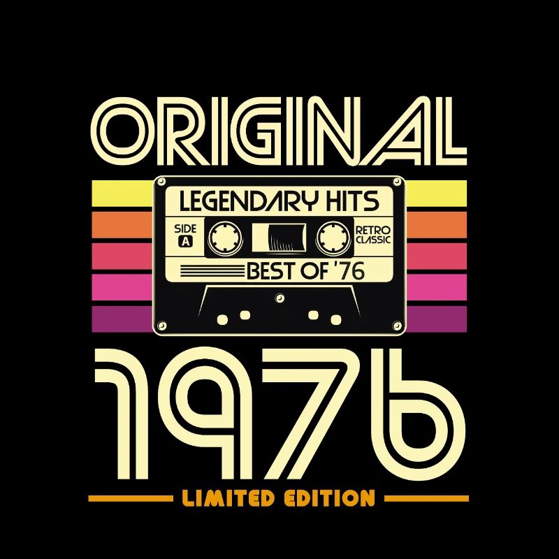 Original 1976 Cassette Retro édition limitée