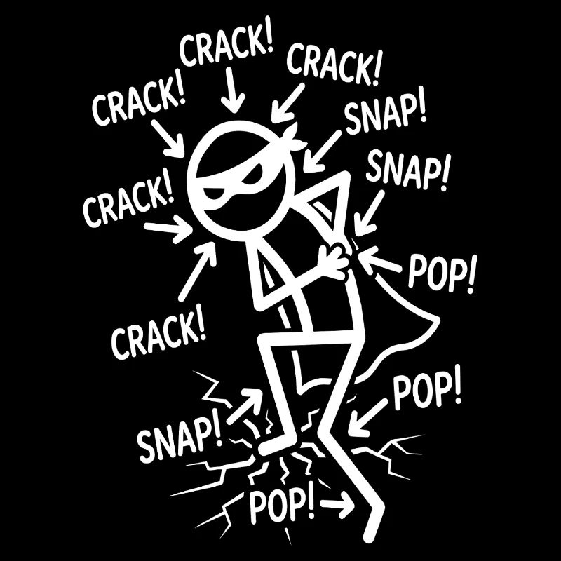 Crack Snap Pop Humour drôle de joint ninja