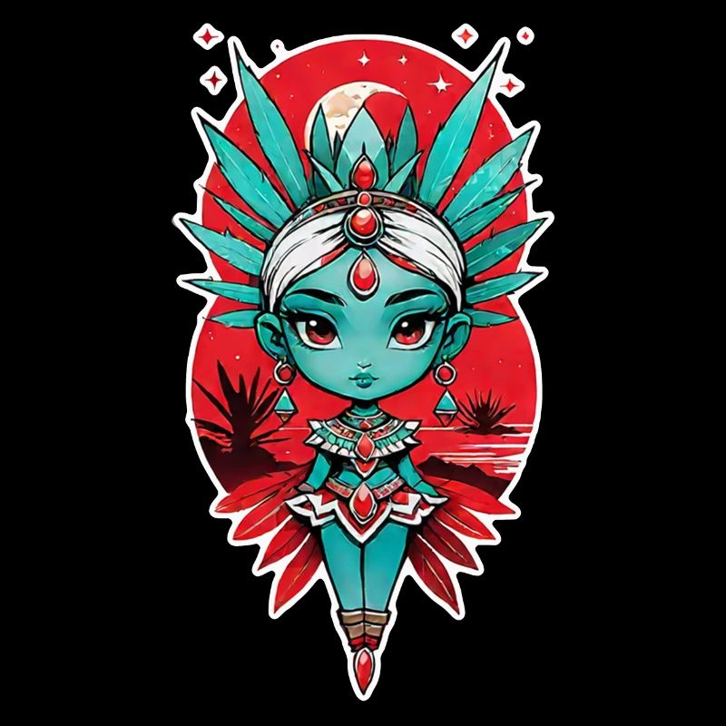 princesse indienne - aztek