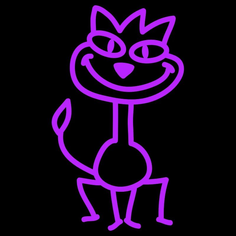 Jolie chatte Ayant l’air heureuse Joyeuse Souriante