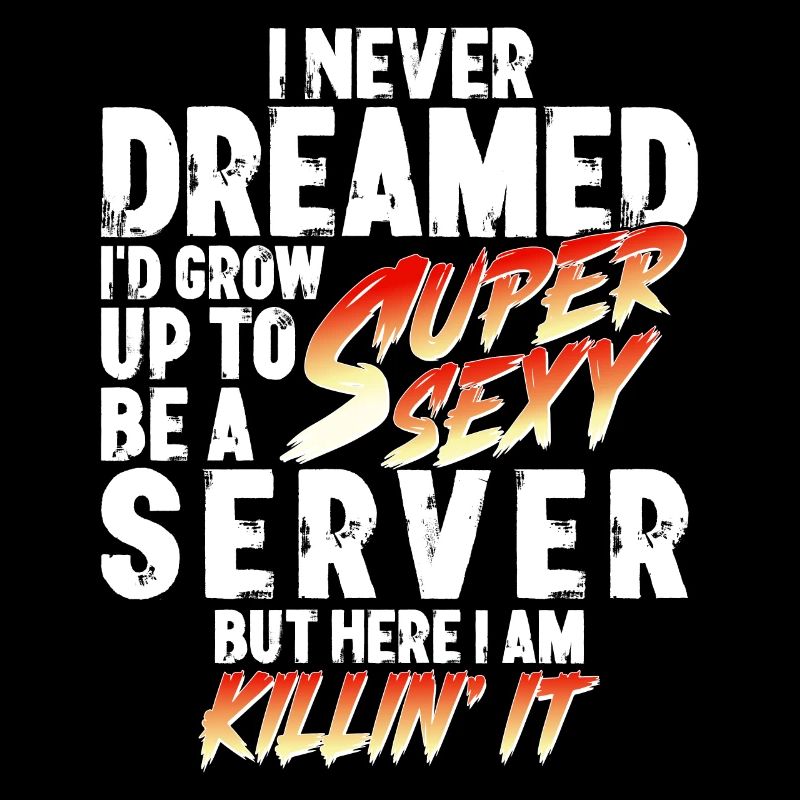 Super Sexy Kellnerin Bedienung Geschenk Kellner