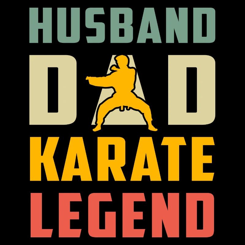 Ehemann Papa Karate Legende