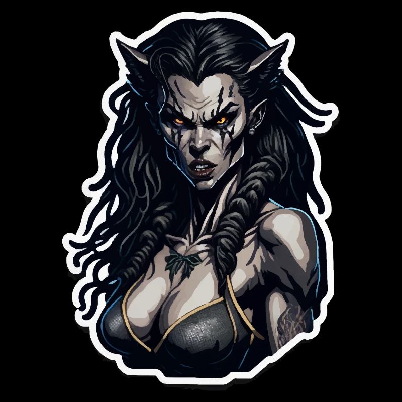 Dämonenelf Narbenblick