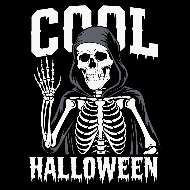 Squelette d’Halloween cool
