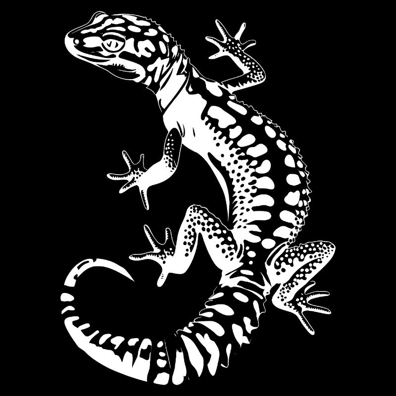 Gecko Silhouette Léopard Gecko
