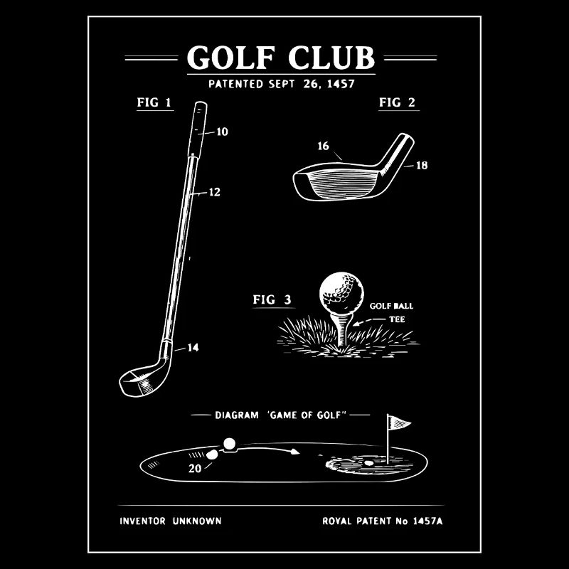 Plan de plan du club de golf