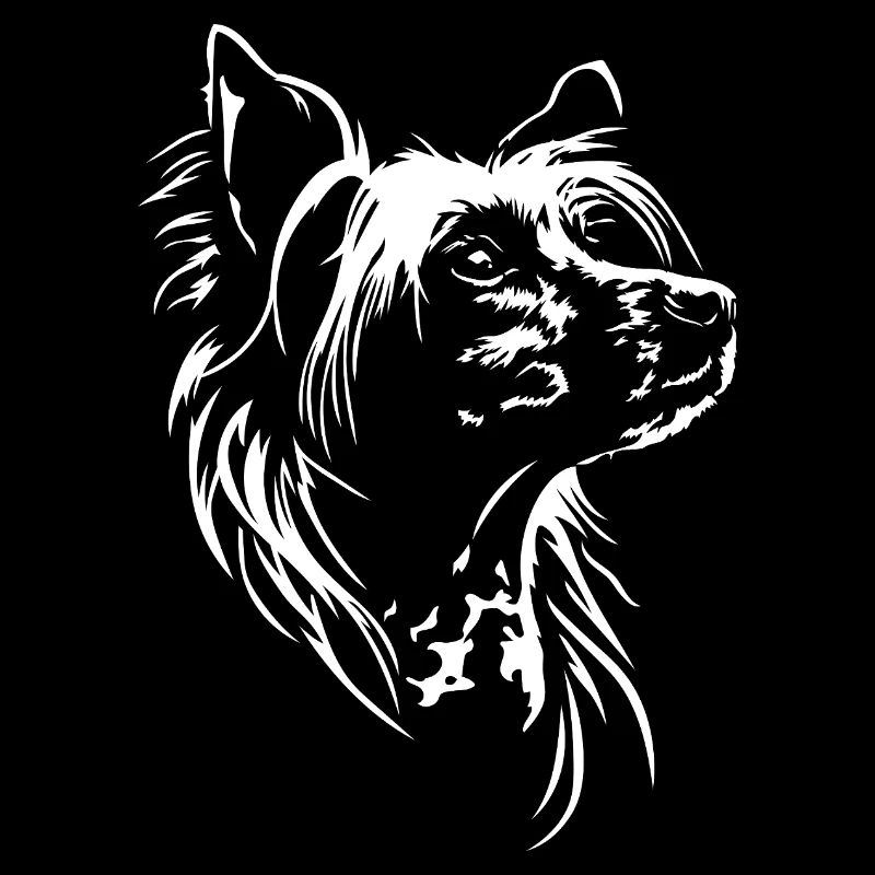 Chinese Crested Dog Silhouette Hunde Wilsigns