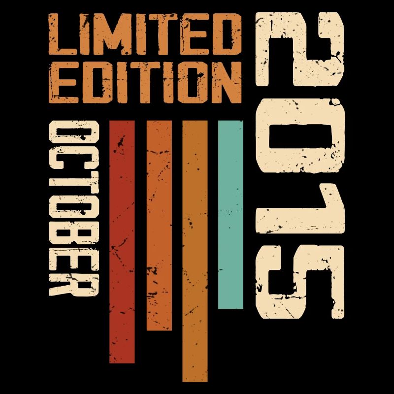 Vintage Oktober 2015 Retro Geburtstagsgeschenk
