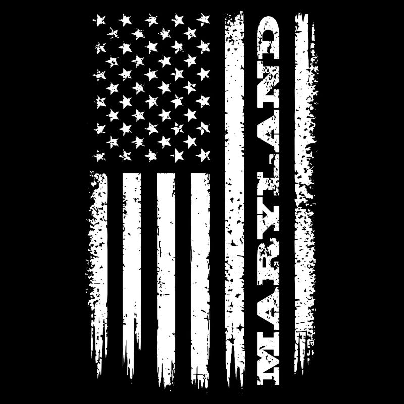 Flag USA Maryland State Gift