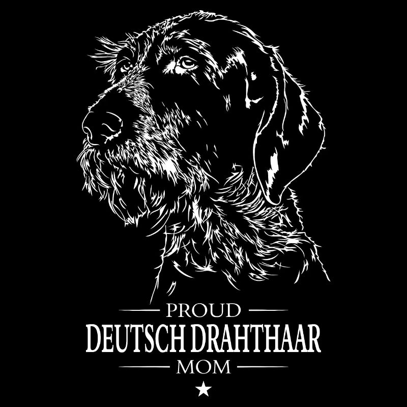 German Wirehaired Mom Dog Dog Wilsigns