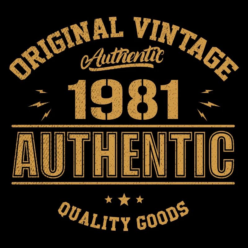 Authentic 1981 Cadeau D'anniversaire Original 1981