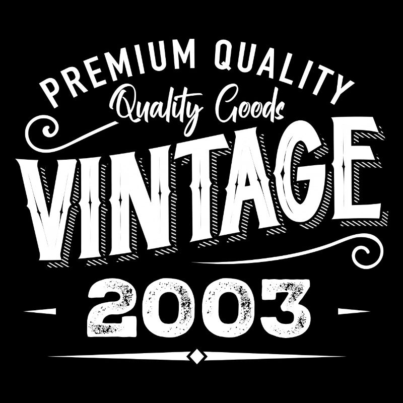 Vintage 2003 Original Retro Vintage Anniversary