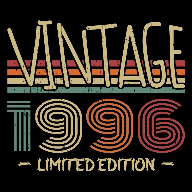 Vintage 1996 Retro 1996 Anniversary Gift