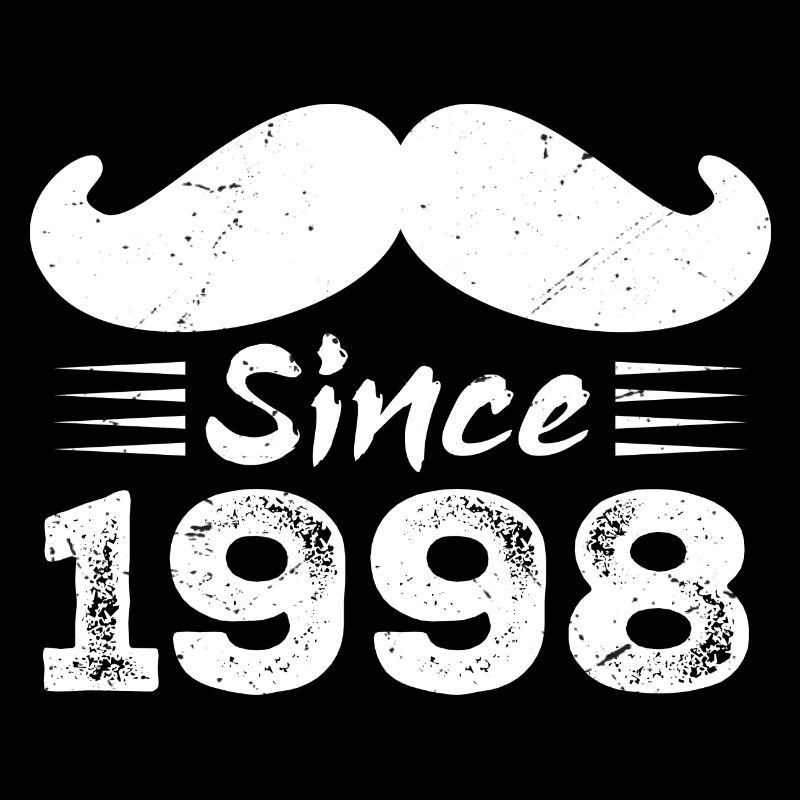 Geschenk zum 26. Geburtstag - Vintage 1998 Schnurrbart