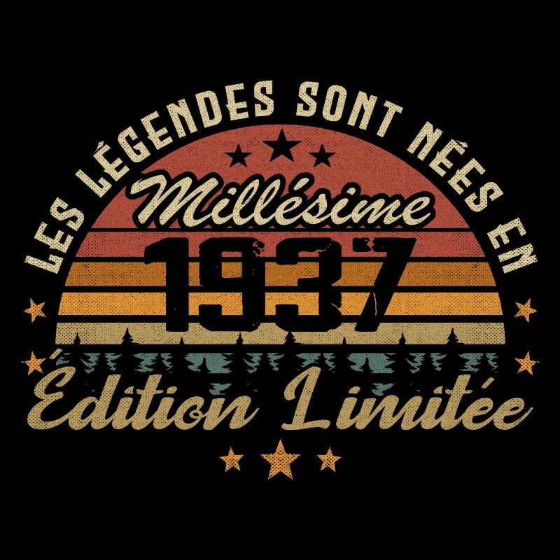 Millésime 1937 Cadeau 87e Anniversaire 87 ans