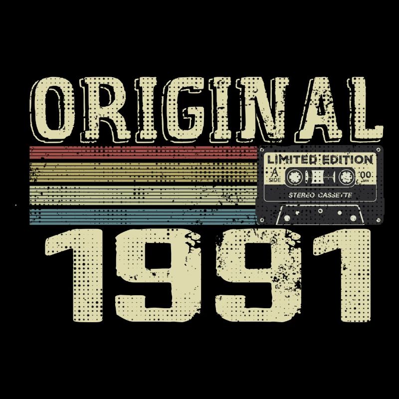 1991 Geburtstagsfeiern - 1991 Retro Geschenk
