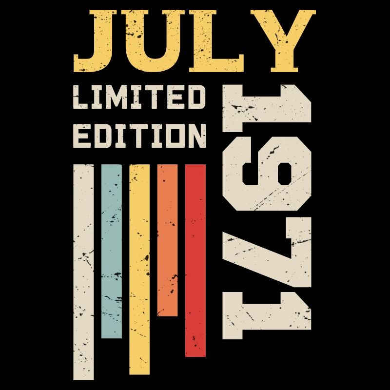 Juli 1971 - Juli 1971 Geburtstagsgeschenk