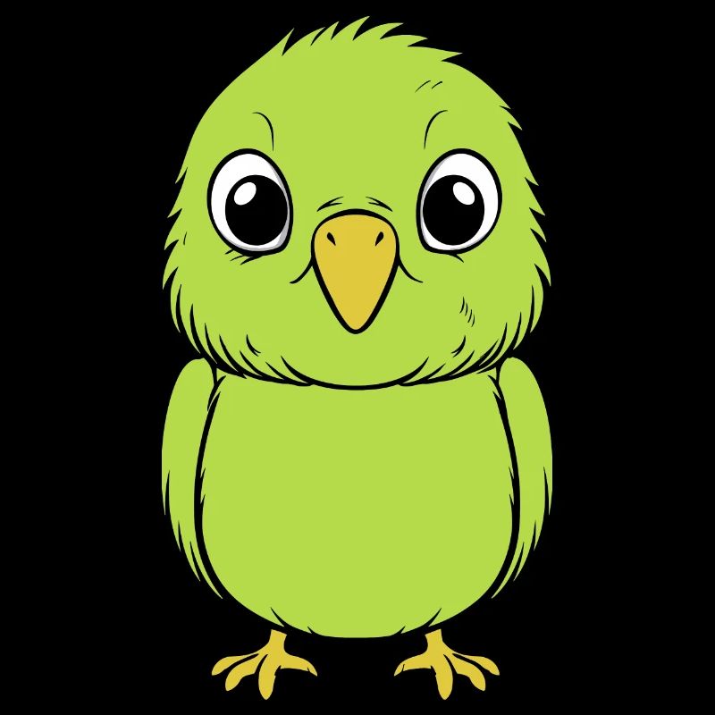 Cute little parakeet