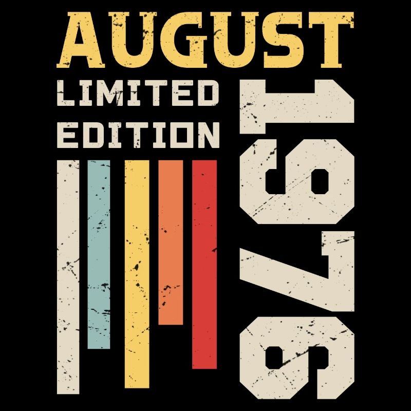 August 1976 - Geburtstagsgeschenk August 1976 August