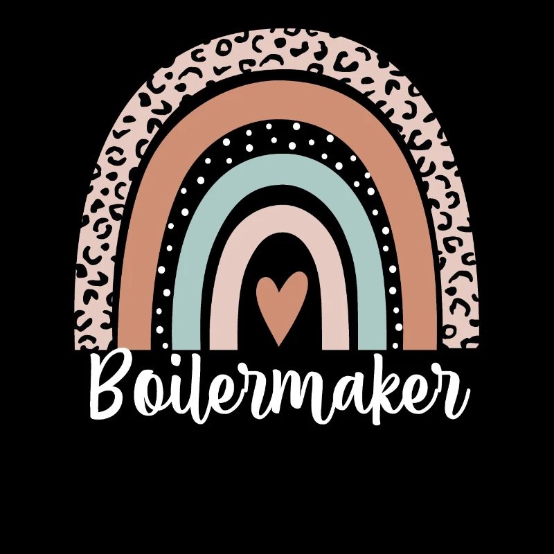 Boilermaker Rainbow Leopard Funny Boilermaker