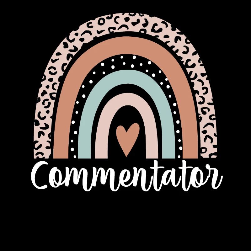 Kommentator Rainbow Leopard Lustiger Kommentator